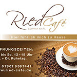 Außenschild Ried Café